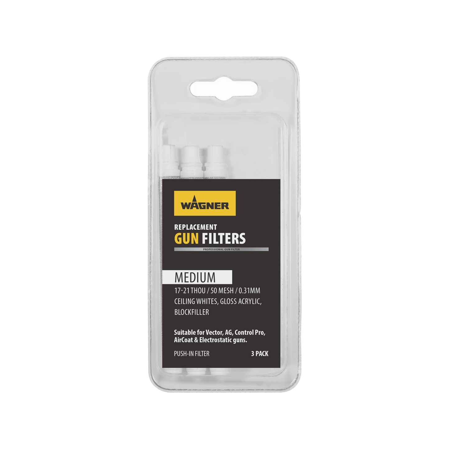 Wagner Airless Spray Gun Filter - Size 17-19 - 3 Pack