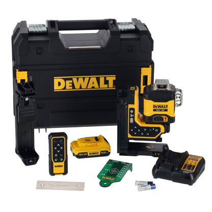 DEWALT Remote Control Green Beam Laser - 18V - 3x360 - 350 x 180mm