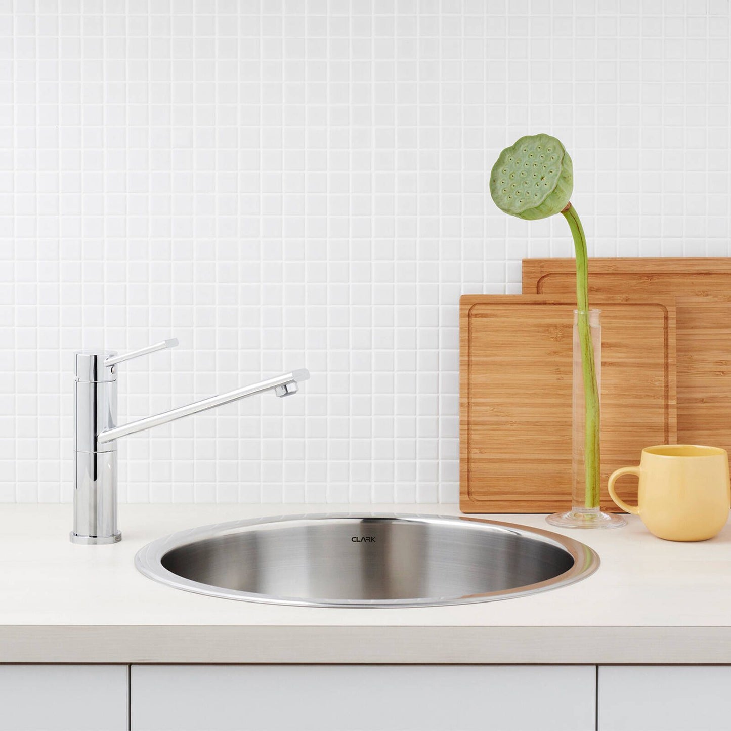 Dorf Chrome Lead Free Villa Sink Mixer - 50 x 201 x 230mm