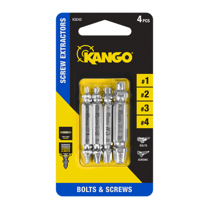Kango Screw Extractors Set - 4 Piece