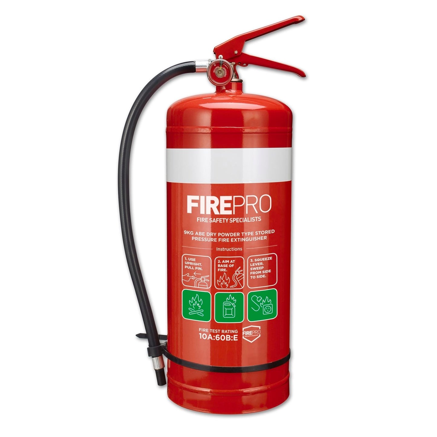 Firepro Dry Powder Fire Extinguisher - 9kg