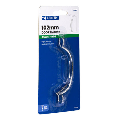 Zenith Chrome Plated Door Handle - 102mm