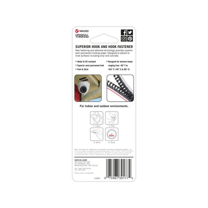 Velcro Brand Alfa Lok Squares - 25mm - 6 Pack - Black