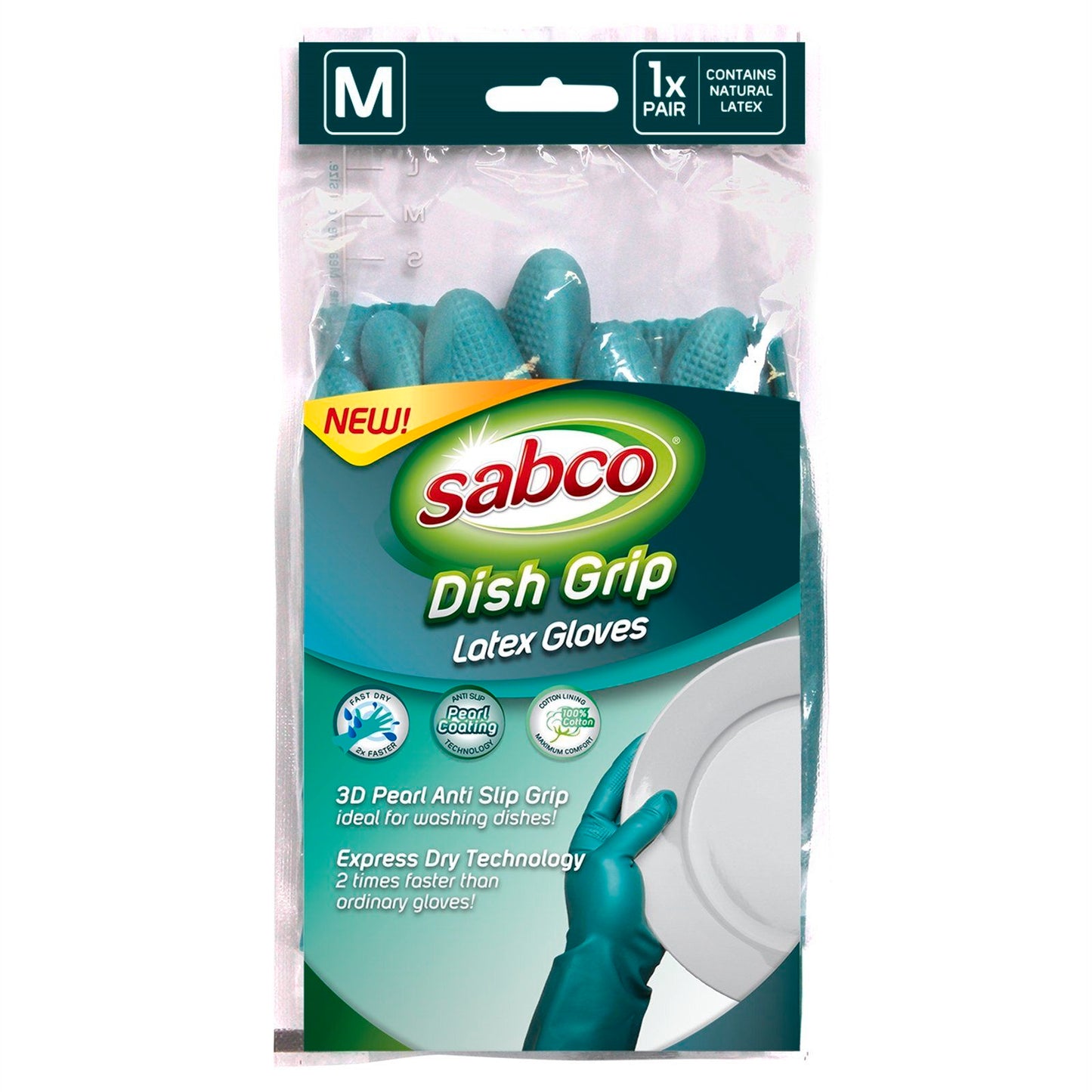 Sabco Dish Grip Gloves - Medium