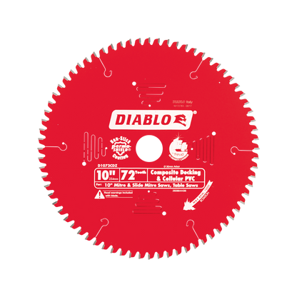 Diablo Composite Decking Saw Blade - 254mm - 72T