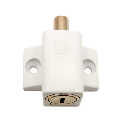 Remsafe White Mini Push Lock - 45 x 25 x 47mm