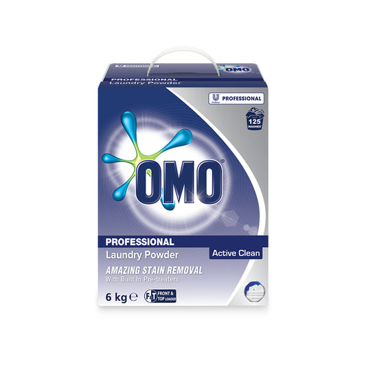 OMO Pro Active Clean Laundry Powder - 6KG