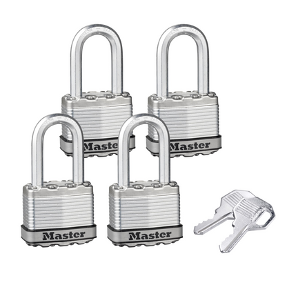 Master Lock Padlock - 45mm - 4 Pack