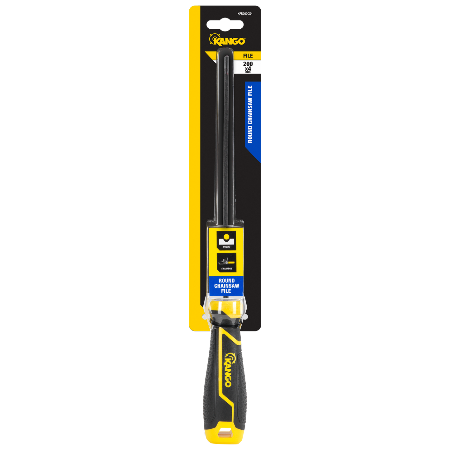 Kango Round Chainsaw File - 200mm x 4mm