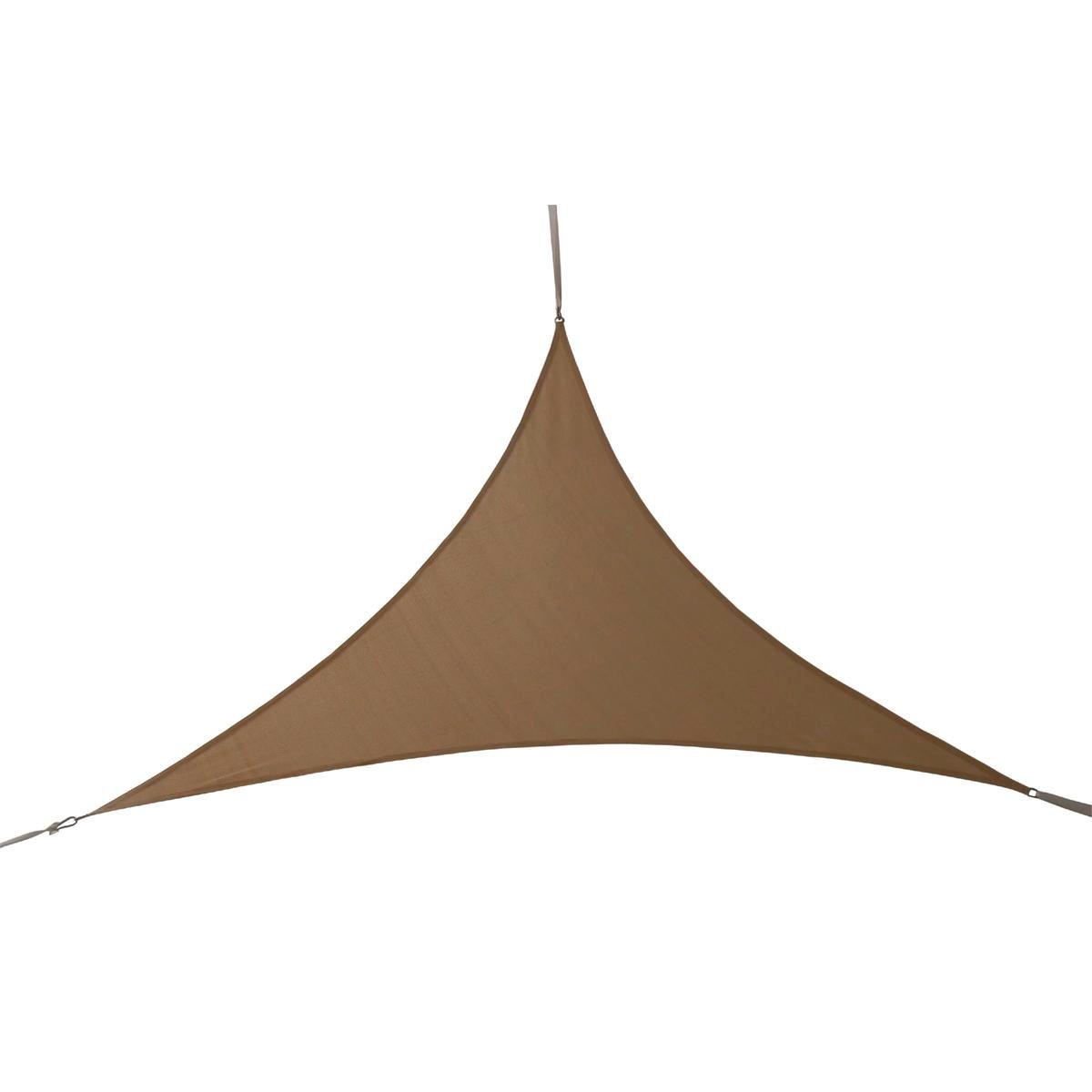 Marquee Triangle Shade Sail 3 x 3m Beige HDPE Weather Resistant UV Block
