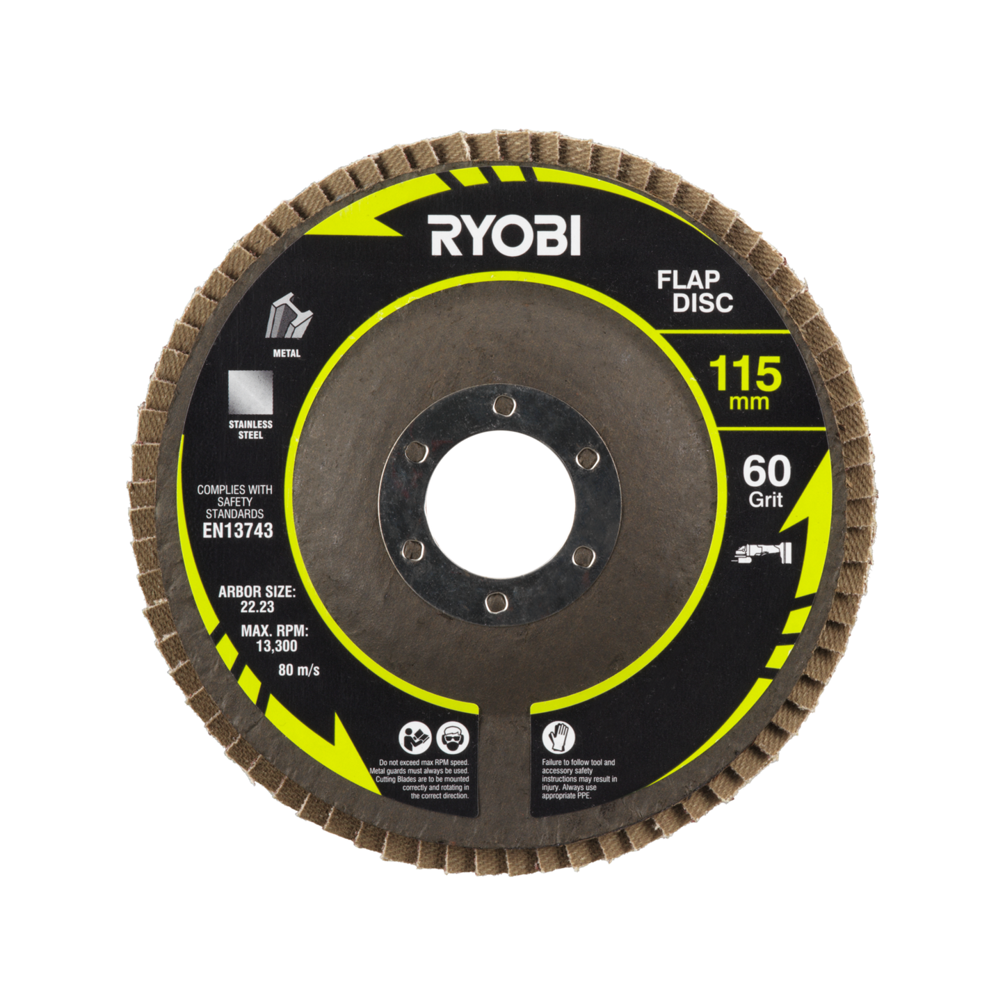 Ryobi Cutting and Grinding Set - 115mm - 4 Piece