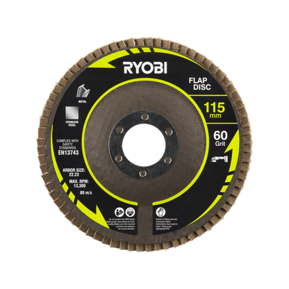 Ryobi Cutting and Grinding Set - 115mm - 4 Piece
