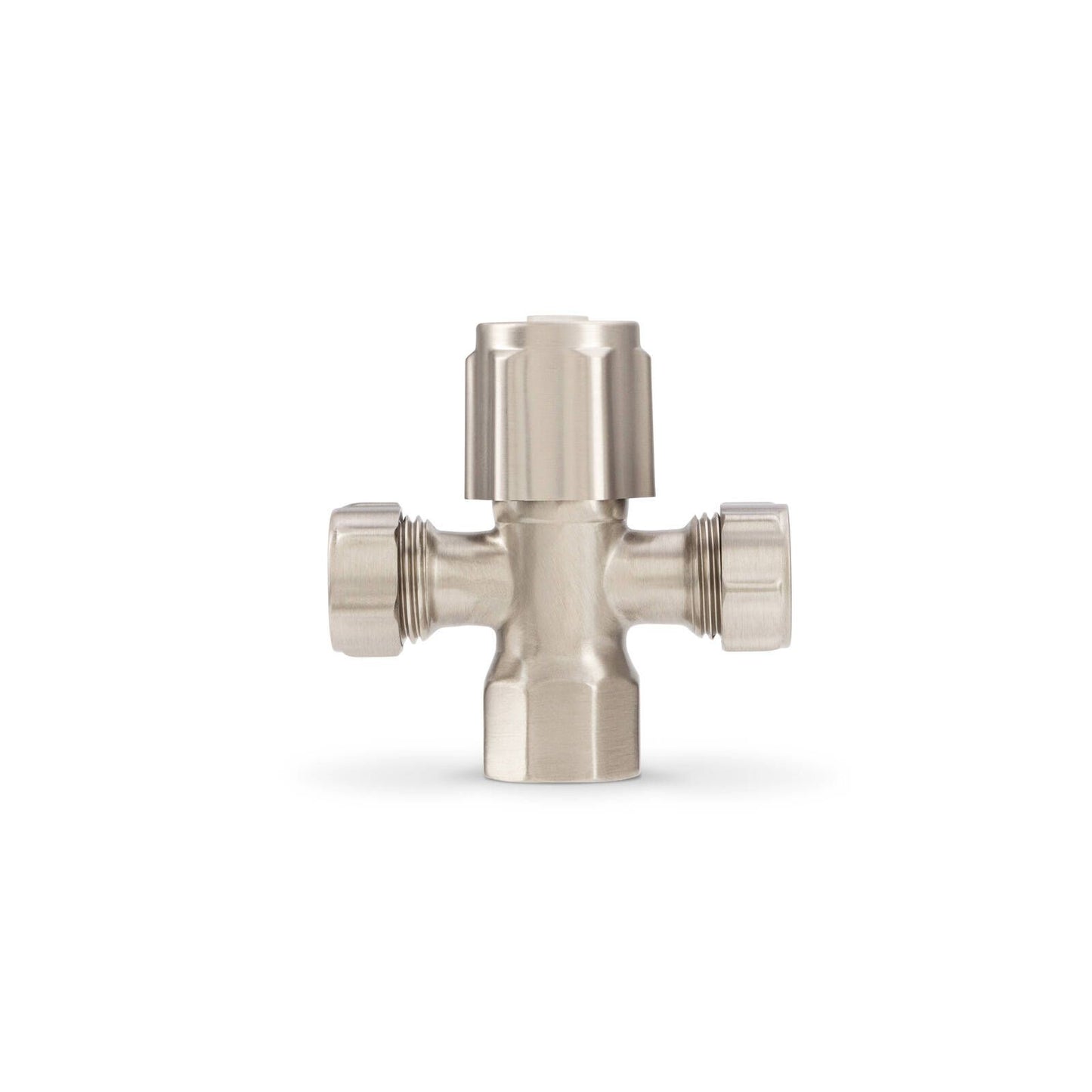 Brasshards 2 Way Cistern Tap - 15mm x 15mm - Brushed Nickel