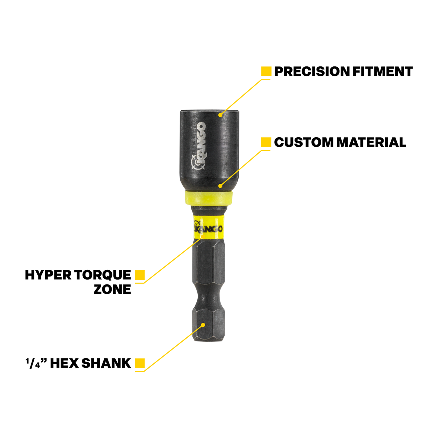 Kango Hypertorque Impact Nut Setter - 1/4" - 65mm
