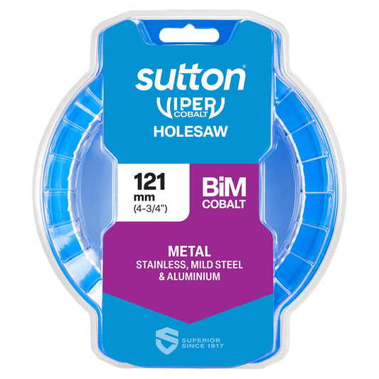 Sutton Tools Viper Cobalt Bi Metal Holesaw - 121mm