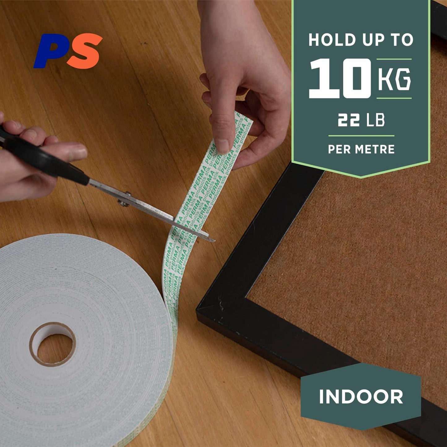 Permastik Indoor Mounting Tape - 24mm x 20m - 10kg