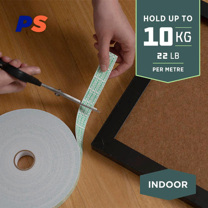 Permastik Indoor Mounting Tape - 24mm x 20m - 10kg