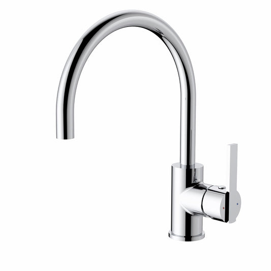Stylus Yukon Gooseneck Sink Mixer - 200mm