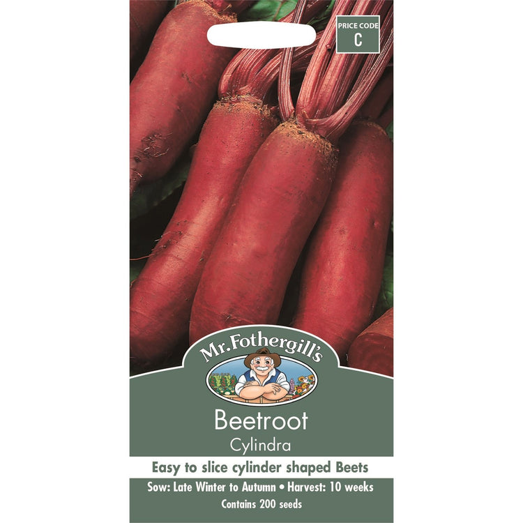 Mr Fothergill Cylindra Beetroot Seeds