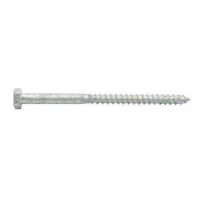 Zenith Hot Dip Galvanised Hex Head Coach Screws - M8 x 120mm - 25 Pack