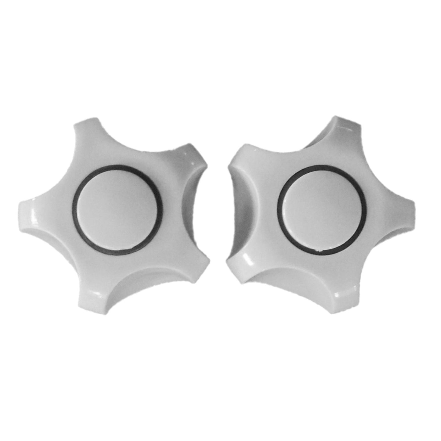 Shaw Mason White Universal Multi Fit Tap Handles - 2 Pack