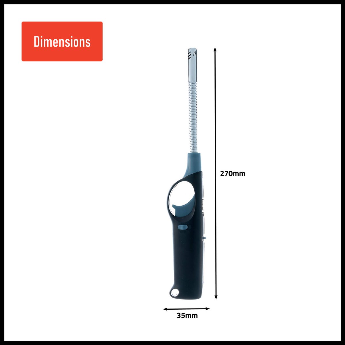 Firemate Flexi Refill Lighter - Flexible Neck - Refillable - Safe Use