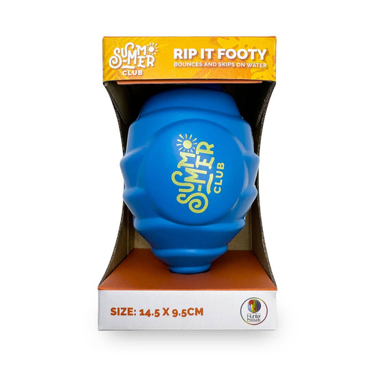 Summer Club Blue Rip It Footy - 95 x 145mm