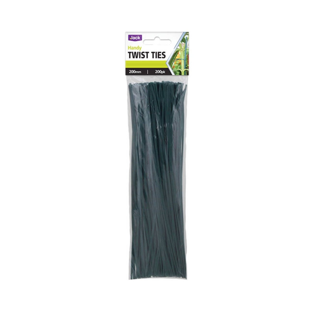 Jack Handy Twist Tie - 200mm -200 Pack