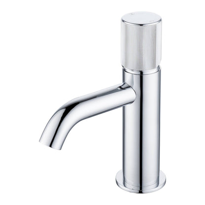 Mondella Basin Mixer - 25mm - Chrome - Curved - 5 Star