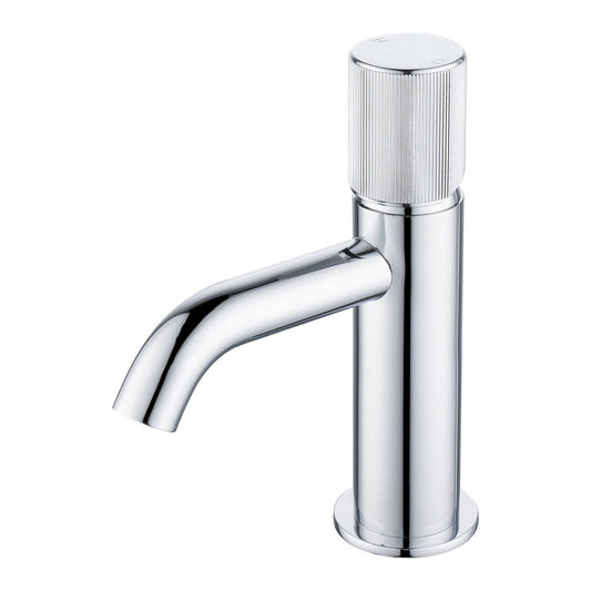 Mondella Basin Mixer - 25mm - Chrome - Curved - 5 Star