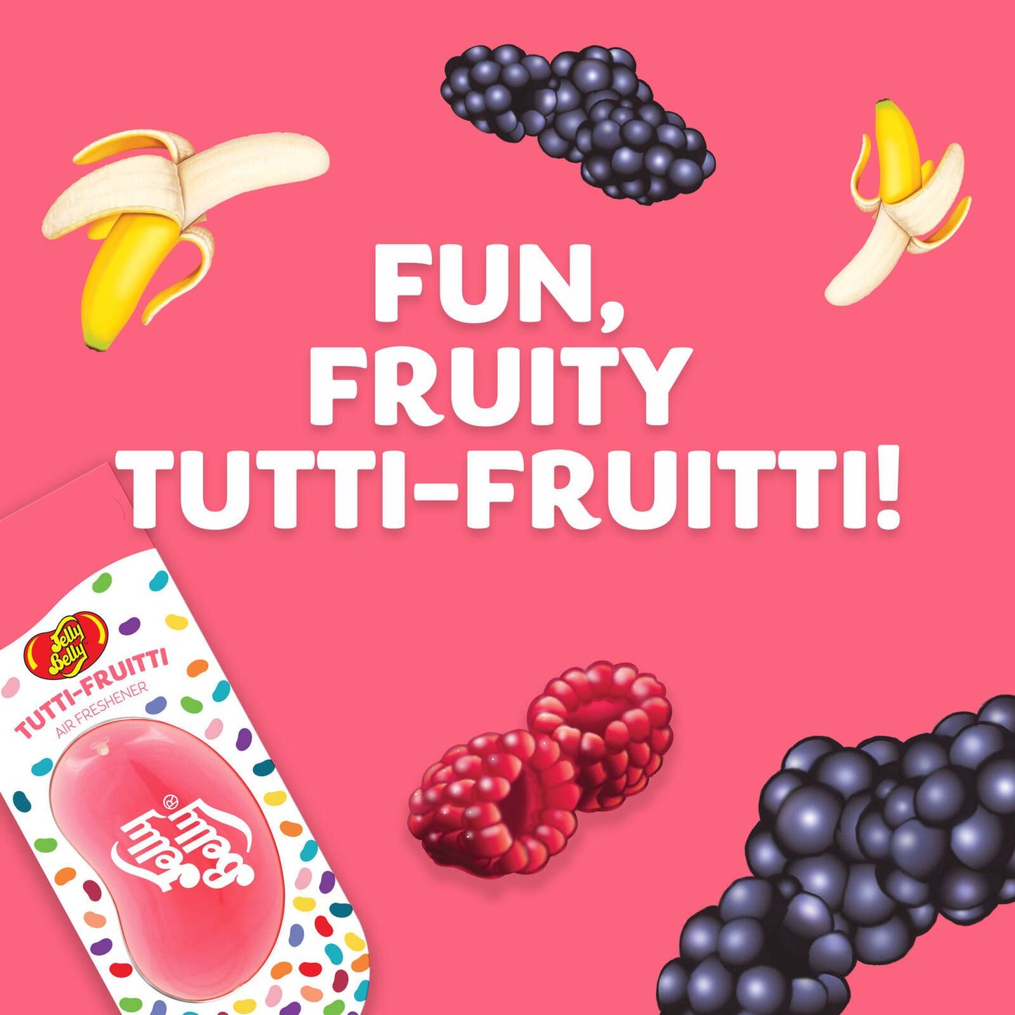 Jelly Belly Tutti Fruitti Air Freshener - 88 x 190mm