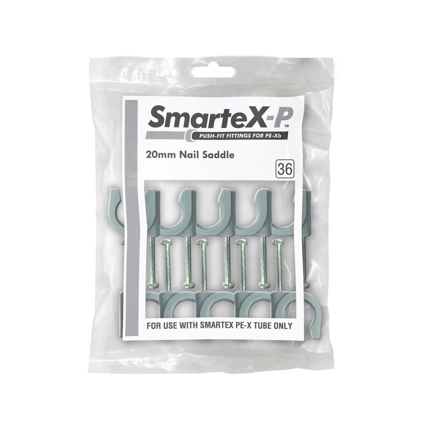 SmarteX Pex Nail Saddle - 20mm - 10 Pack