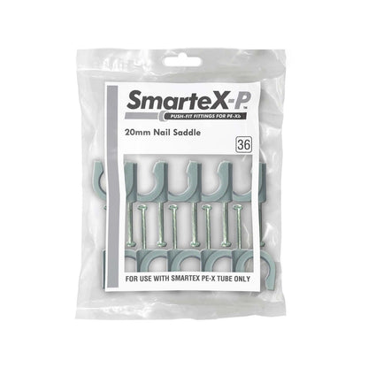 SmarteX Pex Nail Saddle - 20mm - 10 Pack