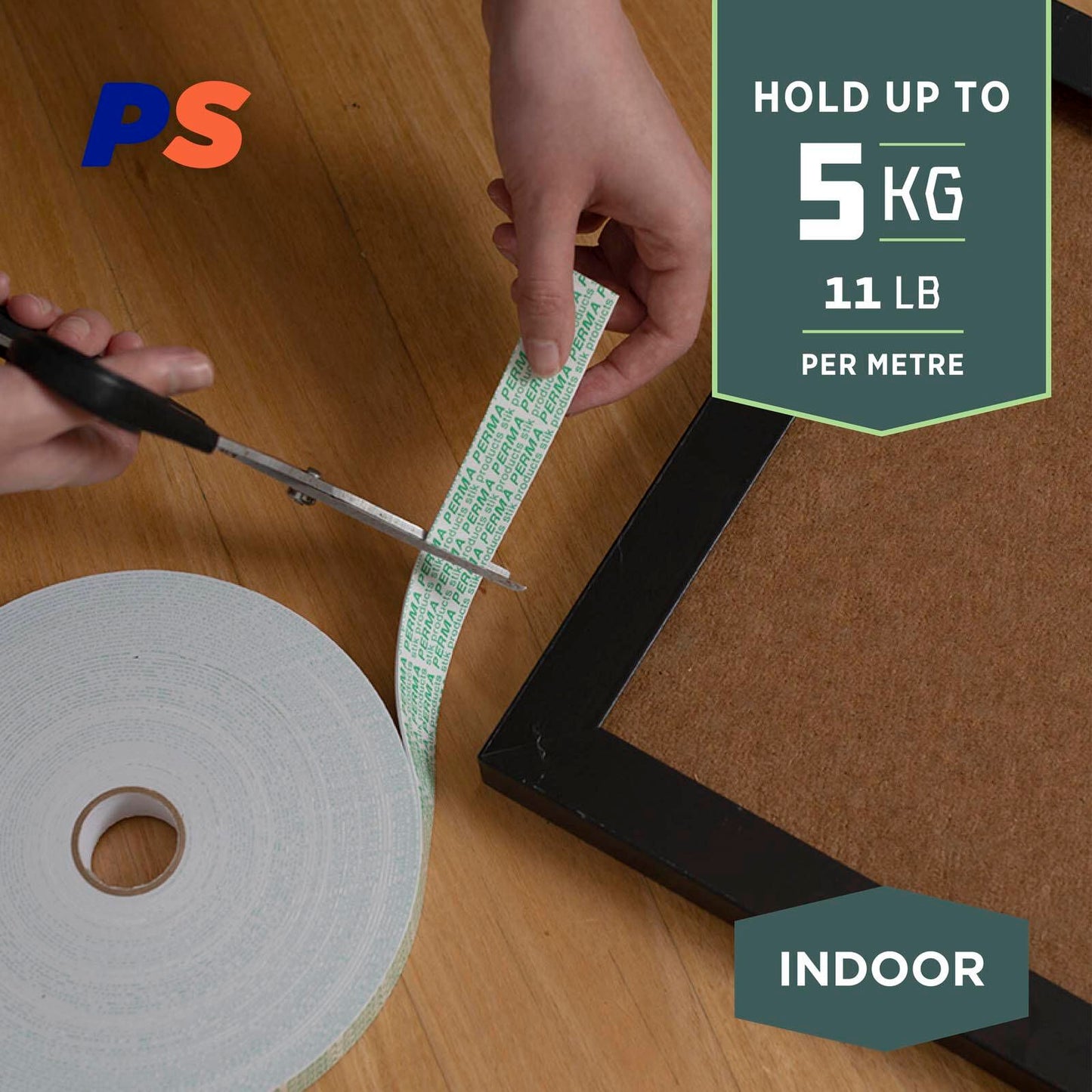 Permastik Indoor Mounting Tape - 12mm x 20m - 5kg