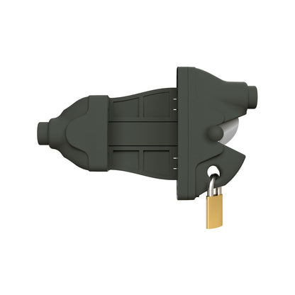 Protectoral g8safe Double Sided Gravity Latch & Hinges Gate Kit - 140mm - Woodland Grey