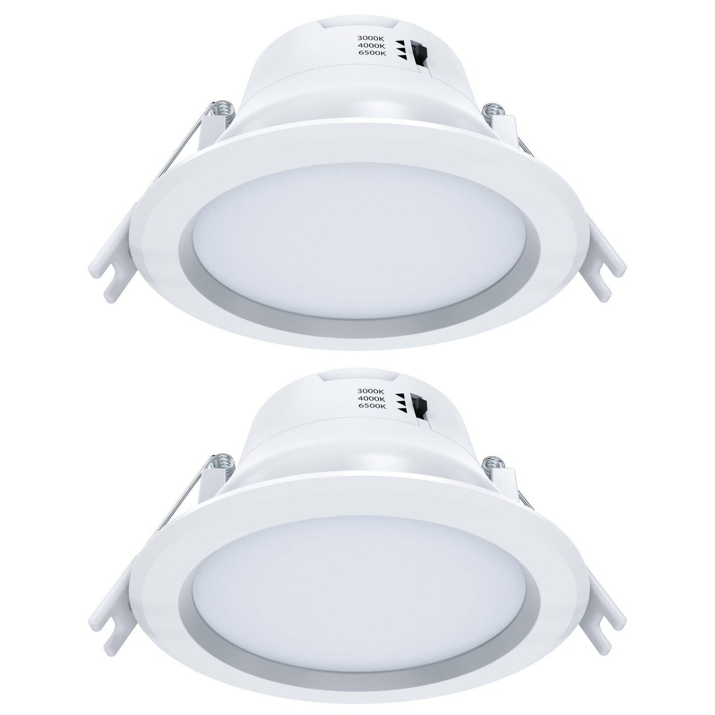 Arlec Tri Colour Dimmable LED Downlight - 9W - 92mm - 2 Pack
