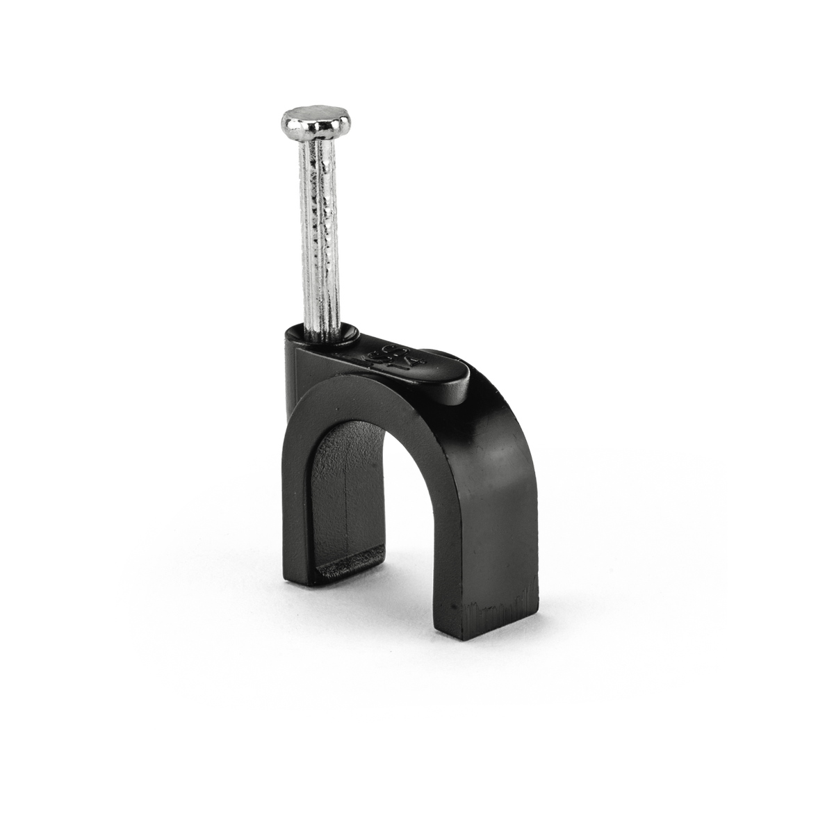 Holman 13mm Saddle Clip with Nail - Plastic & Metal - Durable Hold