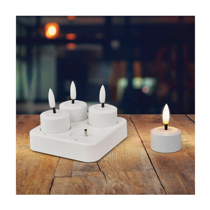 Lytworx Battery Operated Tea Lights - Warm White - 4 Pack