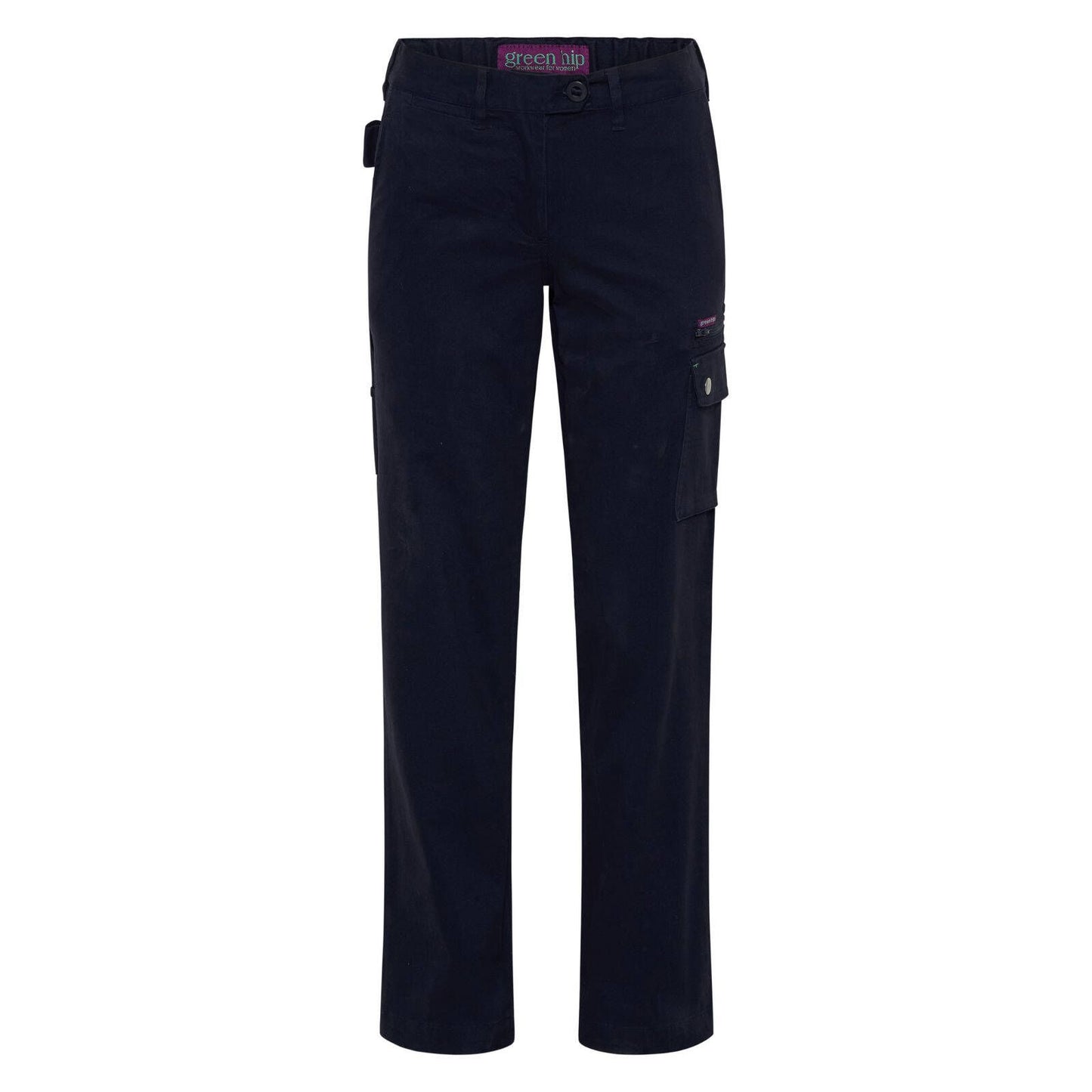 Green Hip Cargo Pants - Women's - Blue - Size 18