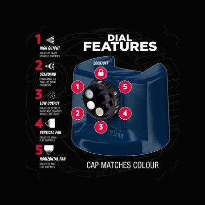 Rust Oleum Custom Spray Paint - 340g - Navy Blue - 5 in 1