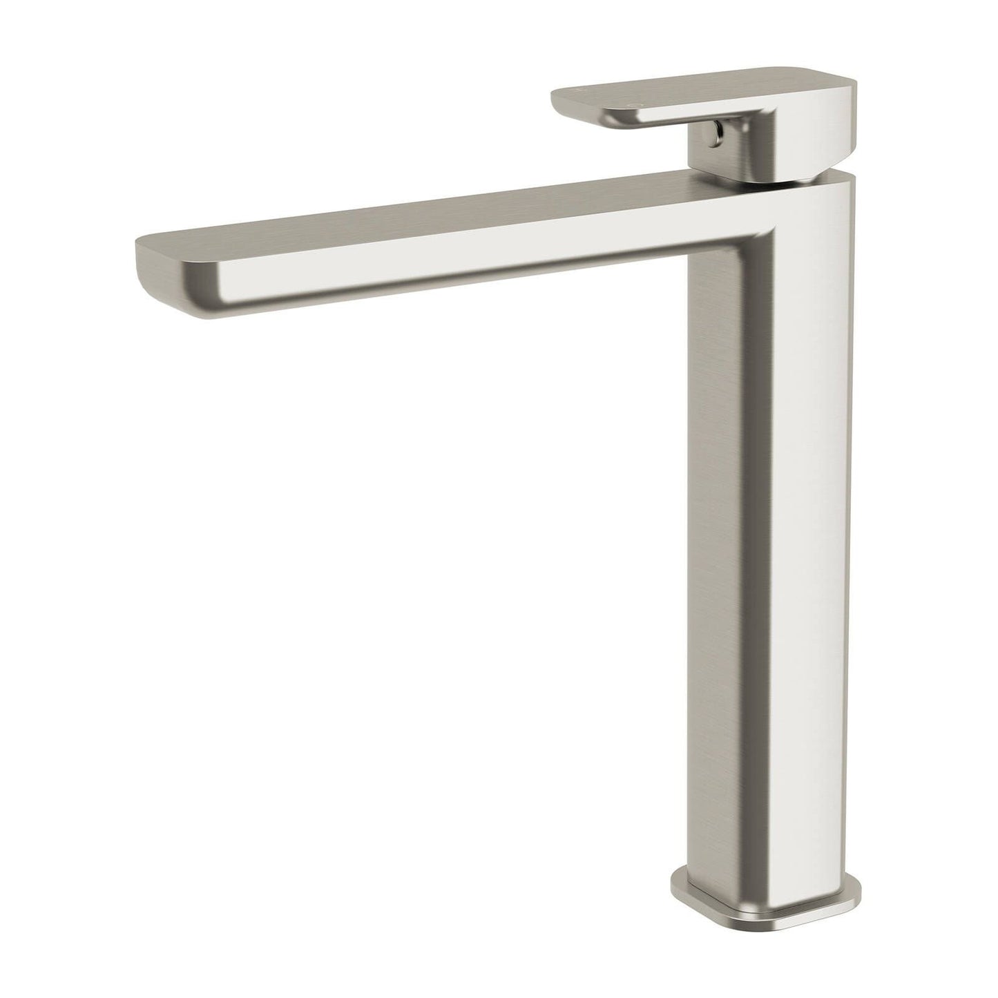 Mondella Brushed Nickel Overture Tall Basin Mixer - 204mm