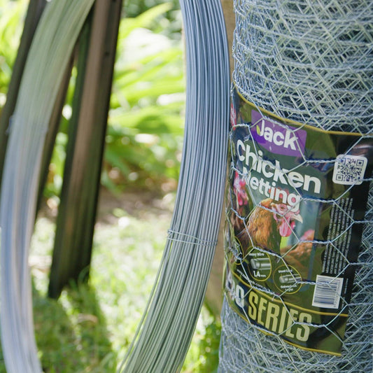 Jack Handyfence Fence Wire - 3mm x 250m - Galvanised - Soft Steel