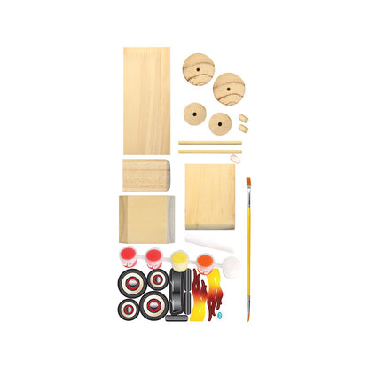 Boyle Wood Craft Project Kit Hot Rod Car - 140 x 92 x 70mm
