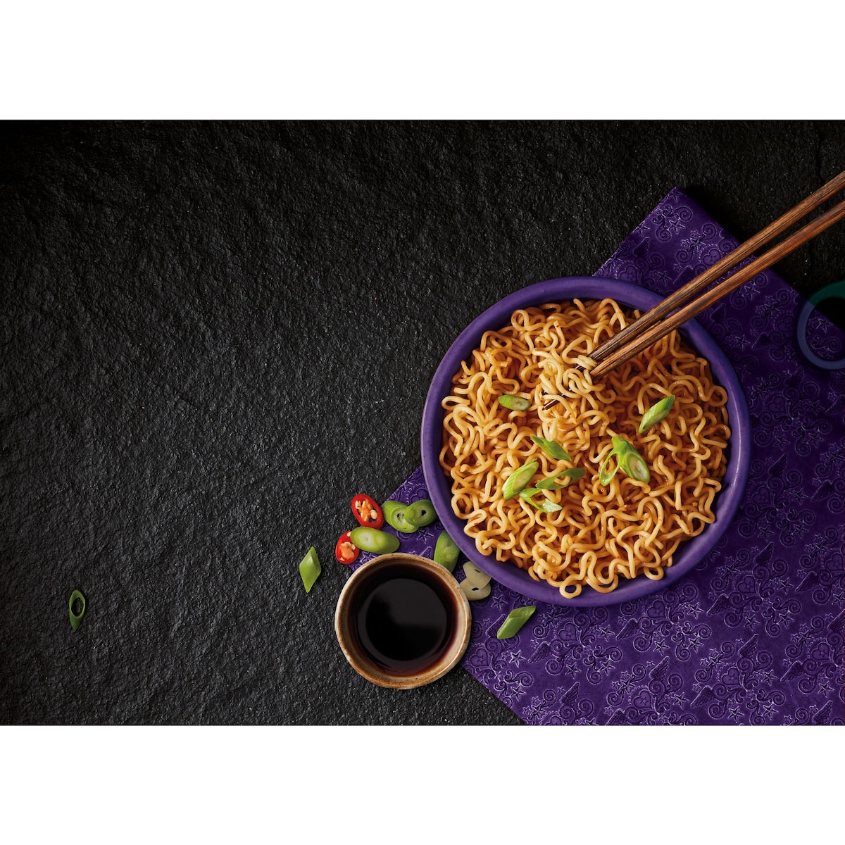 Maggi Fusian Mi Goreng Soy & Mild Spice Flavour Instant Noodles 360g 5 Pack