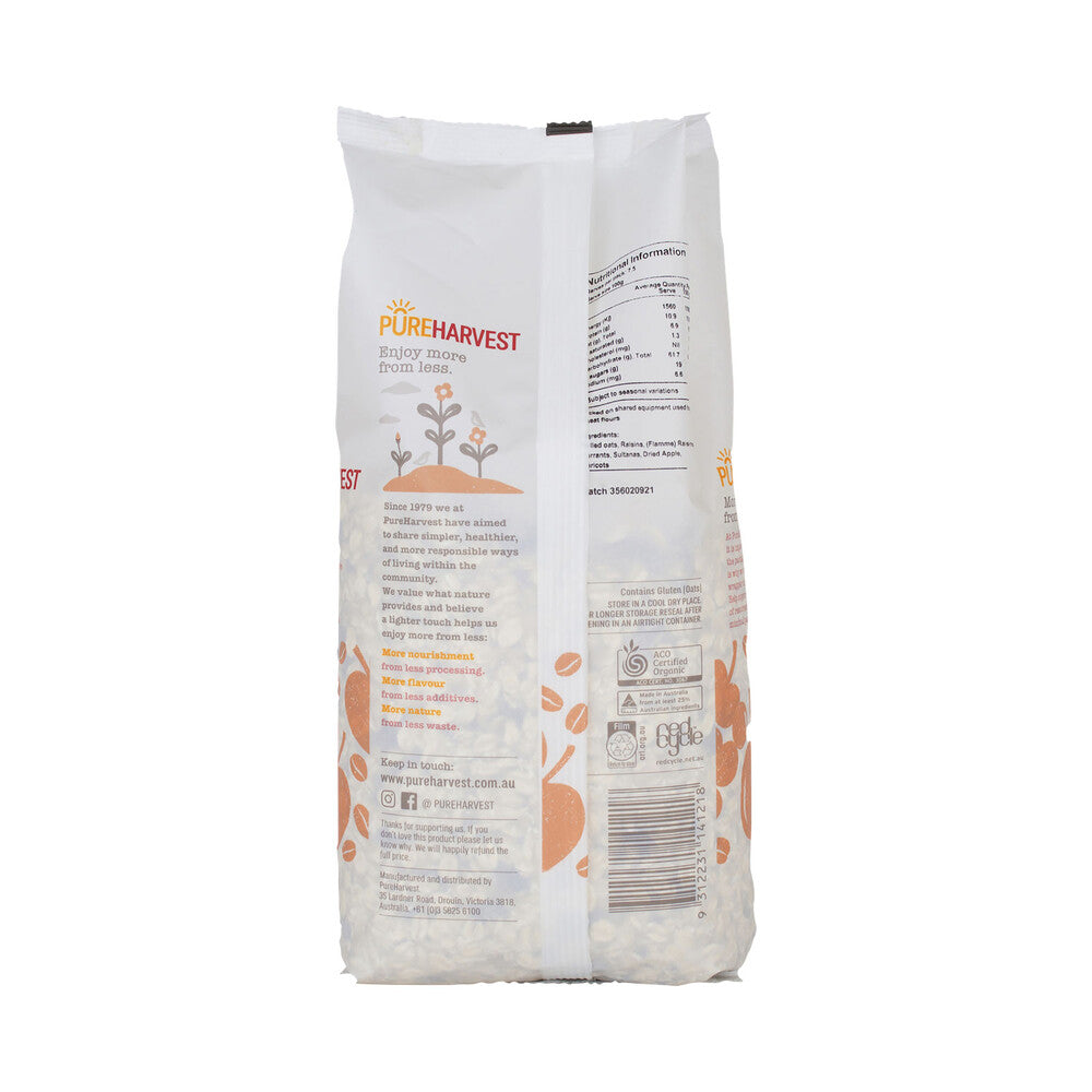 Pureharvest Organic Natural Muesli - 750g