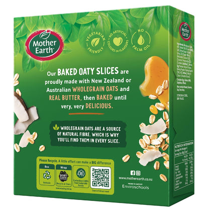 Mother Earth Golden Baked Oaty Slice Golden Oats 6 Pack 240g