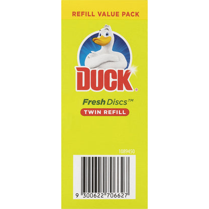 Duck Fresh Discs Toilet Cleaner Citrus Twin Refills 36ml X 2 Pack