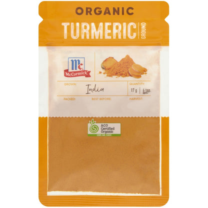 McCormick Organic Turmeric Ground 17g