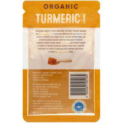 McCormick Organic Turmeric Ground 17g