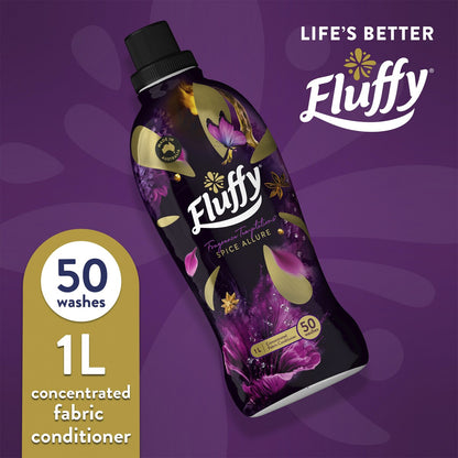 Fluffy Ultra Fabric Softener Spice Allure 1L